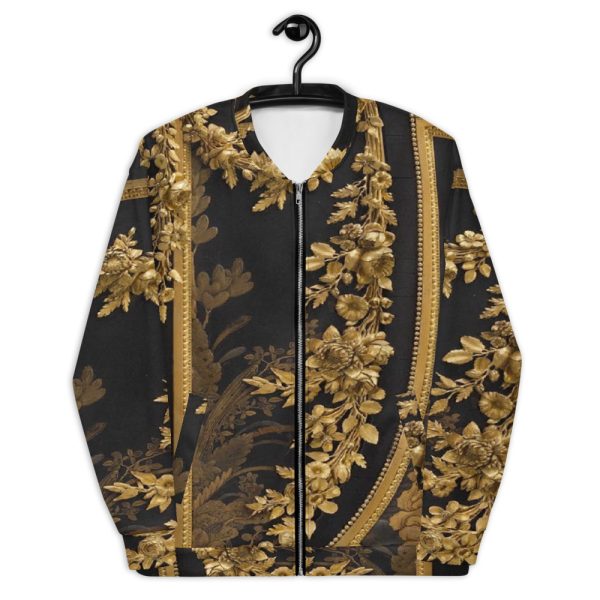 Bomber Jacket | Designer Luxury For Men & Women | Black Gold Baroque