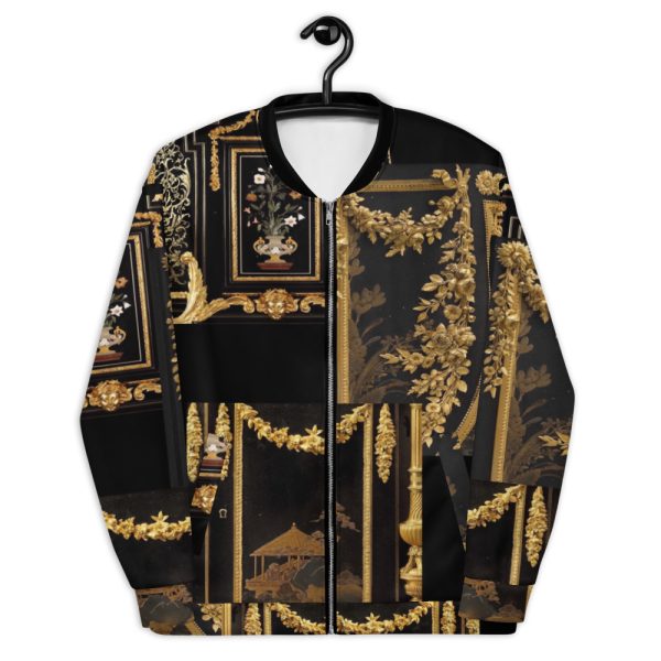 Bomber Jacket | Designer Luxury For Men & Women | Black Gold Barocco