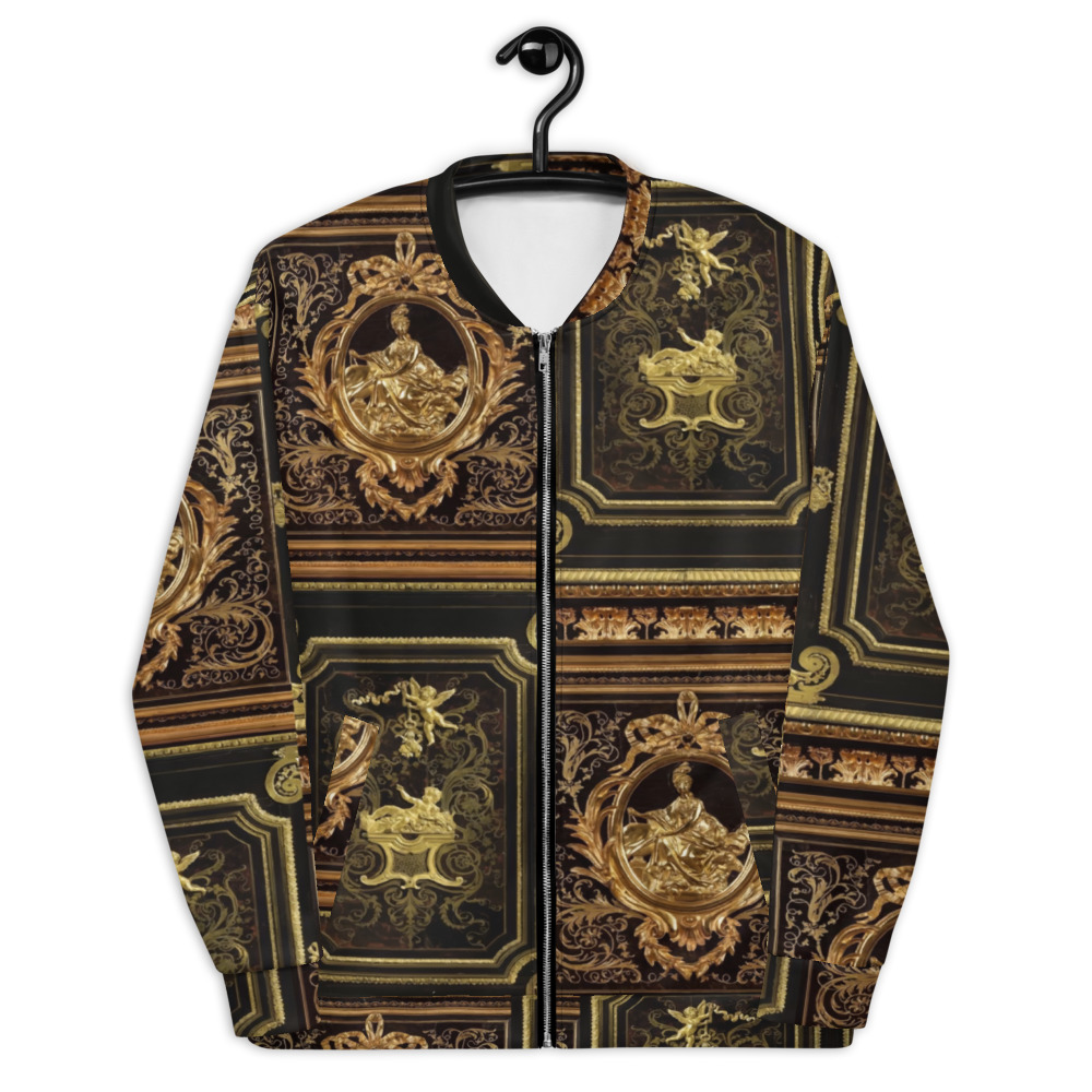 Bomber Jacket | Designer Luxury For Women & Men | Gold Black
