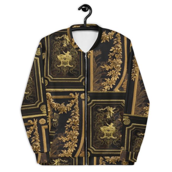 Bomber Jacket | Designer Luxury For Ladies & Men | Black Gold