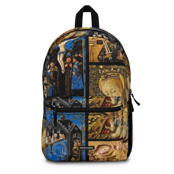 Designer Backpack For Women & Men | Best Laptop School College Travel Carry On Bag | Blue Yellow