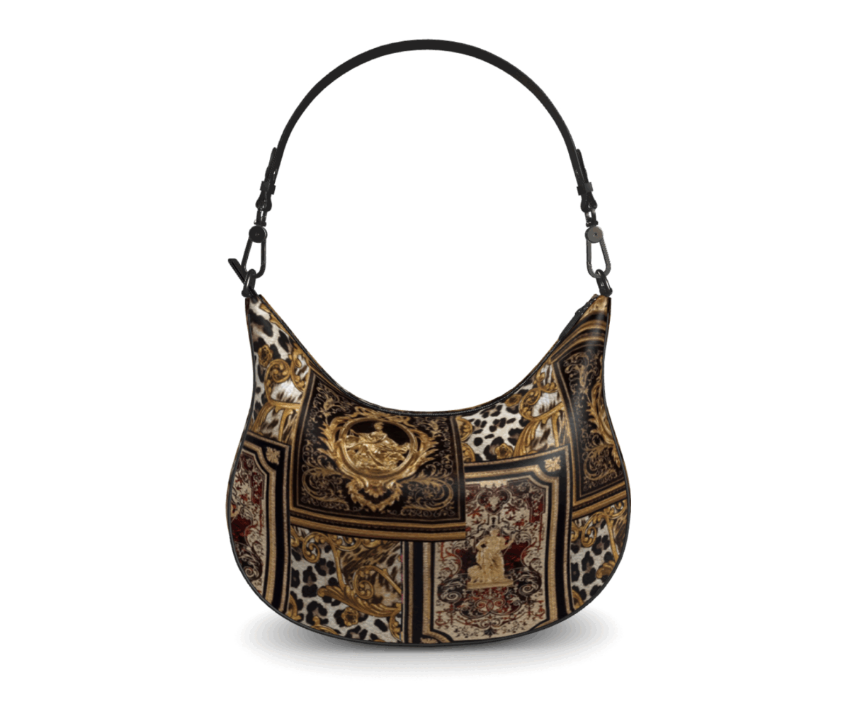 Curve Hobo Shoulder Bag | Designer Luxury Handbag