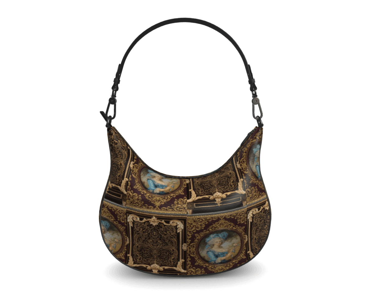 Curve Hobo Shoulder Bag | Designer Luxury Handbag