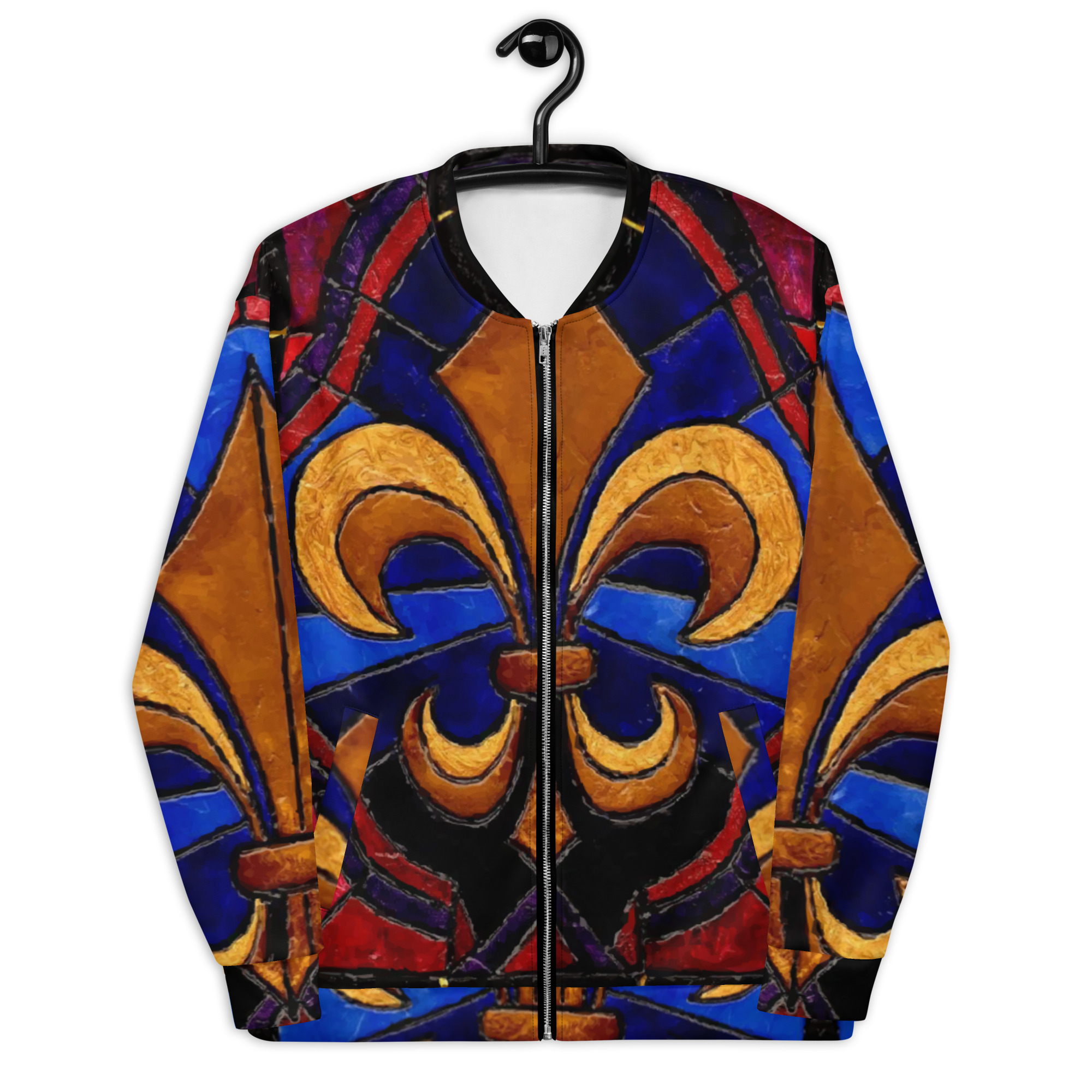 Bomber Jacket Designer Luxury For Women & Men | Gold Blue Red