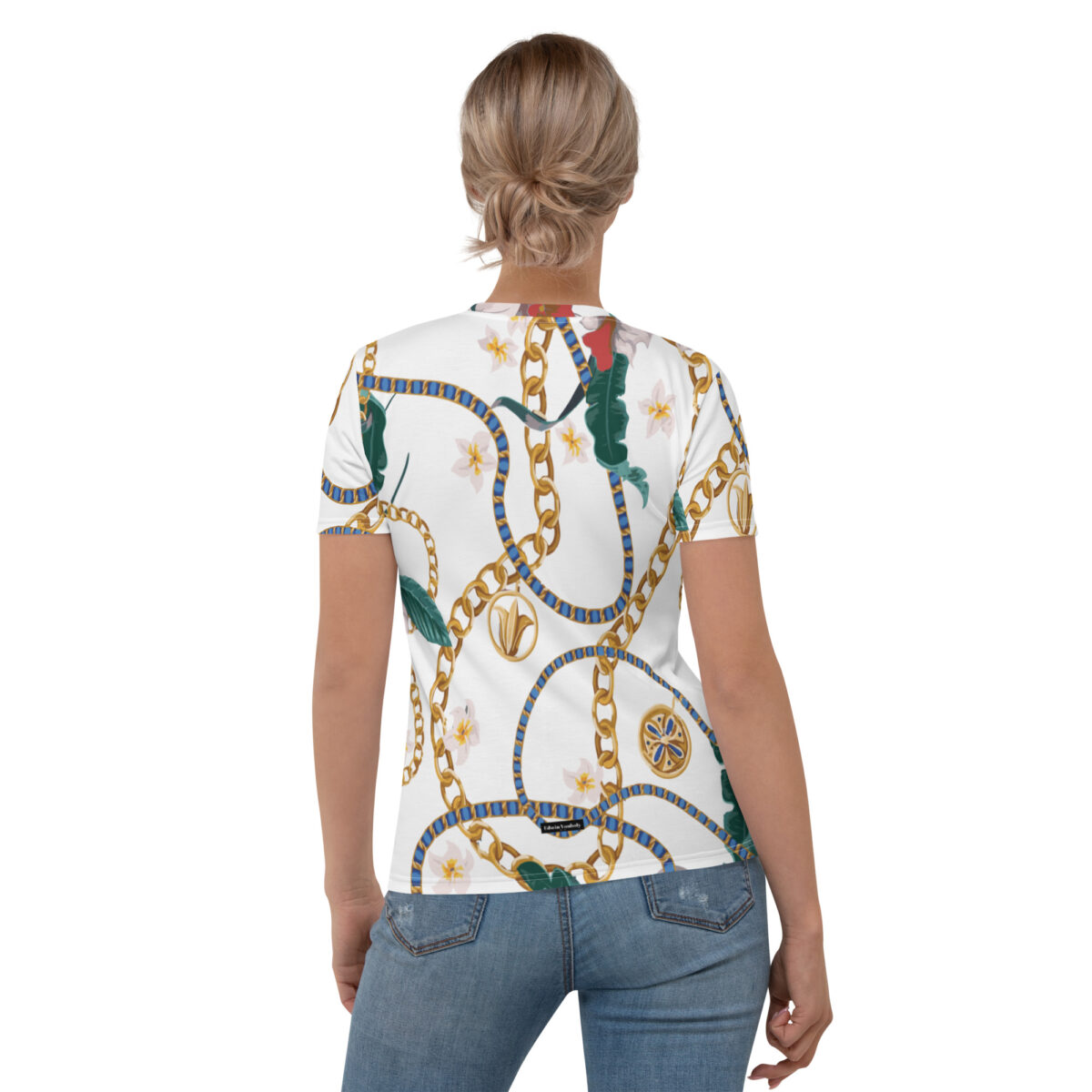 Women’s Designer T-Shirt | Best Short Sleeve Cute Graphic Tees For Women | White - Image 2