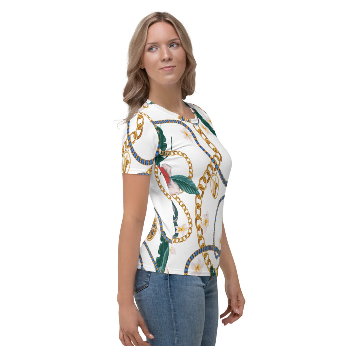Women’s Designer T-Shirt | Best Short Sleeve Cute Graphic Tees For Women | White - Image 4