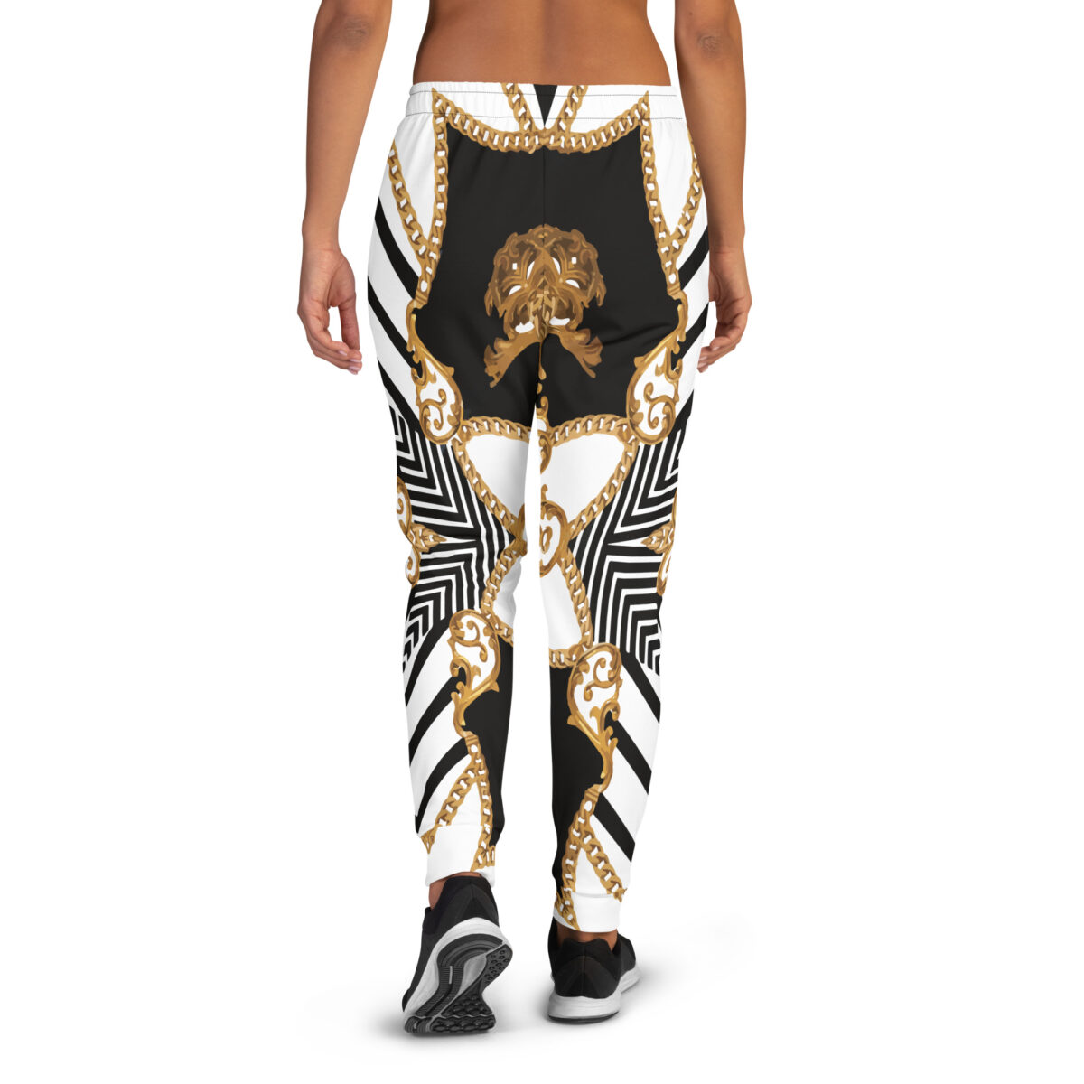 Women’s Joggers | Best Sweatpants For Women | White Black Gold - Image 3