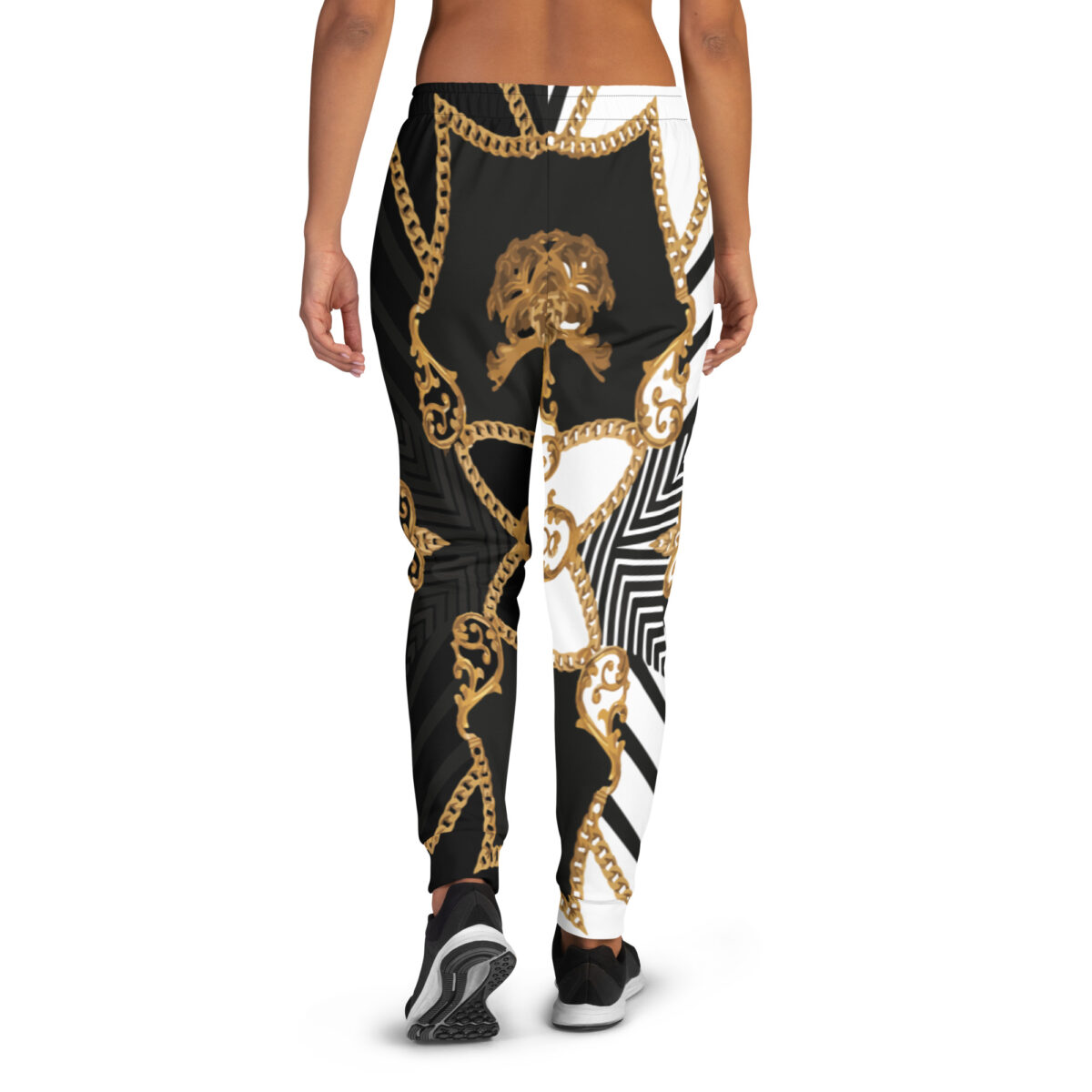 Women’s Joggers | Best Sweatpants For Women | White Black Gold - Image 3