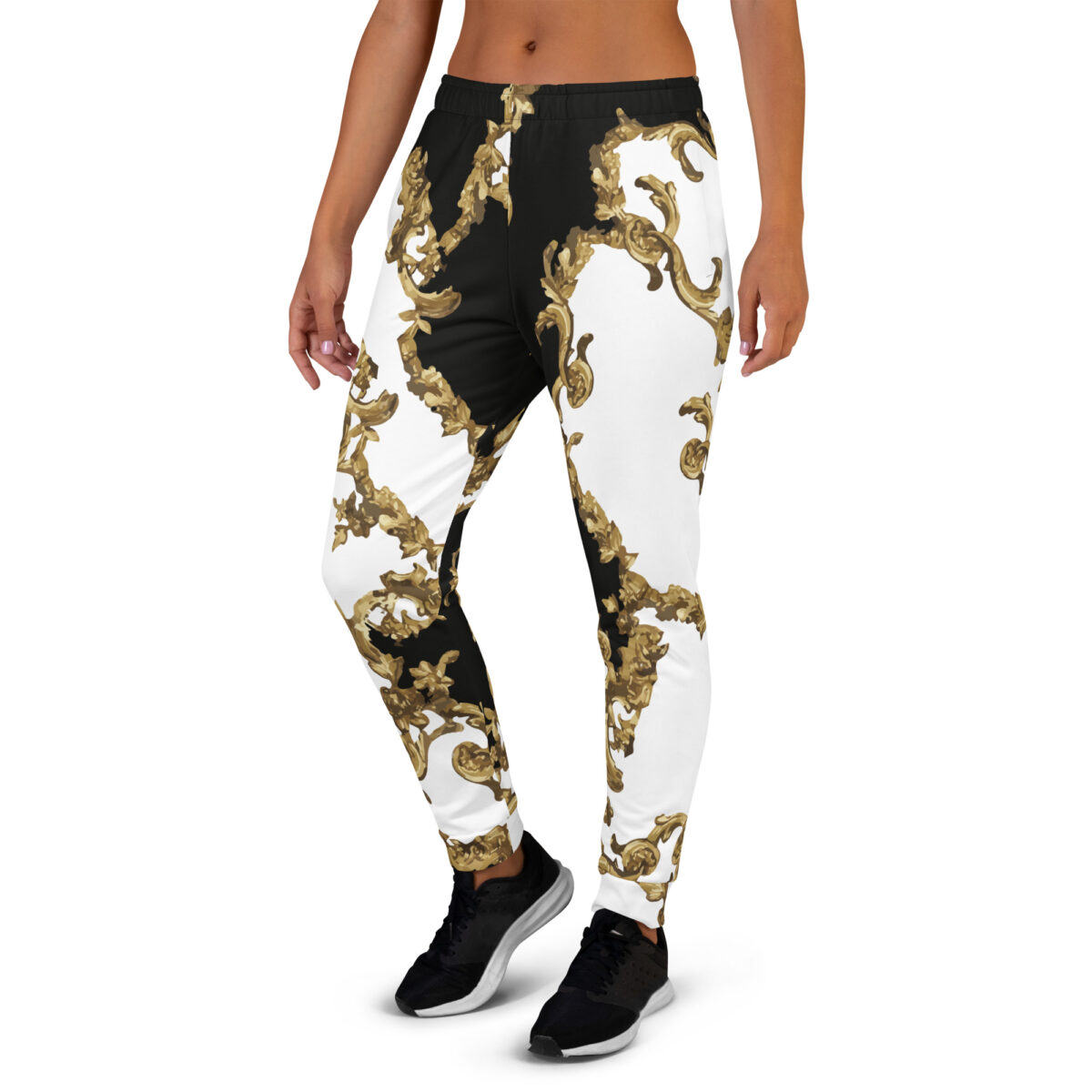 Women’s Joggers | Best Sweatpants For Women | White Black Gold - Image 4