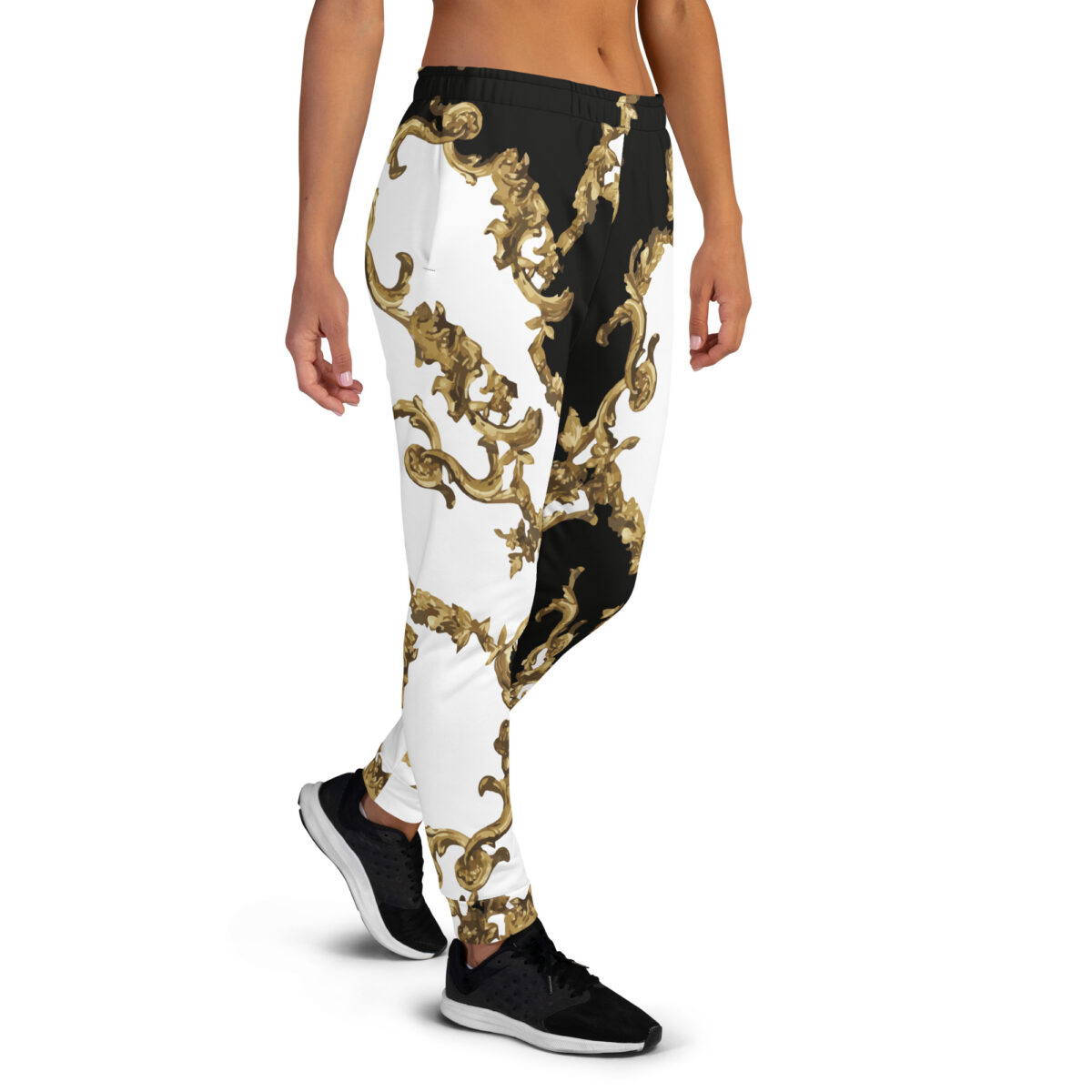 Women’s Joggers | Best Sweatpants For Women | White Black Gold - Image 2