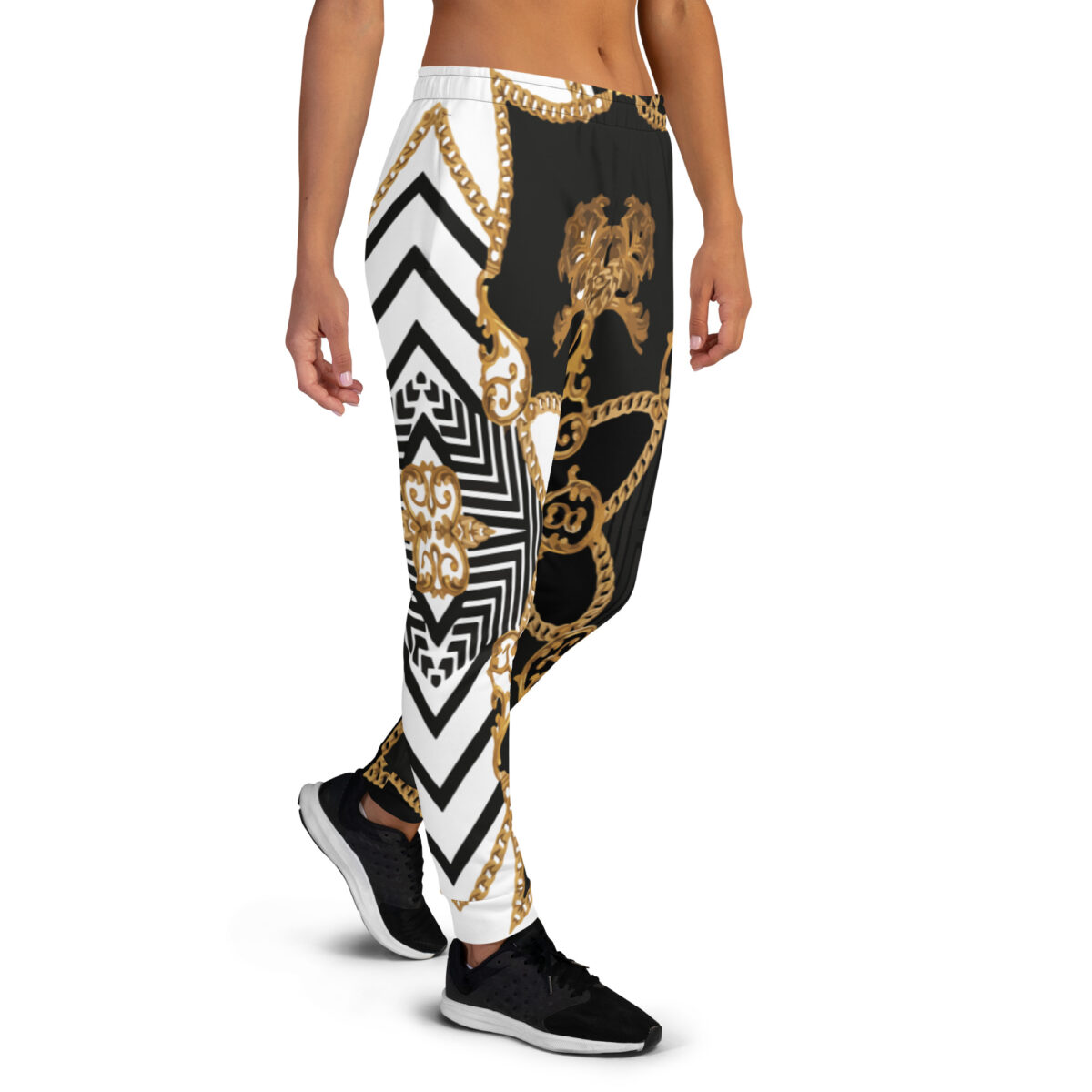 Women’s Joggers | Best Sweatpants For Women | White Black Gold - Image 2