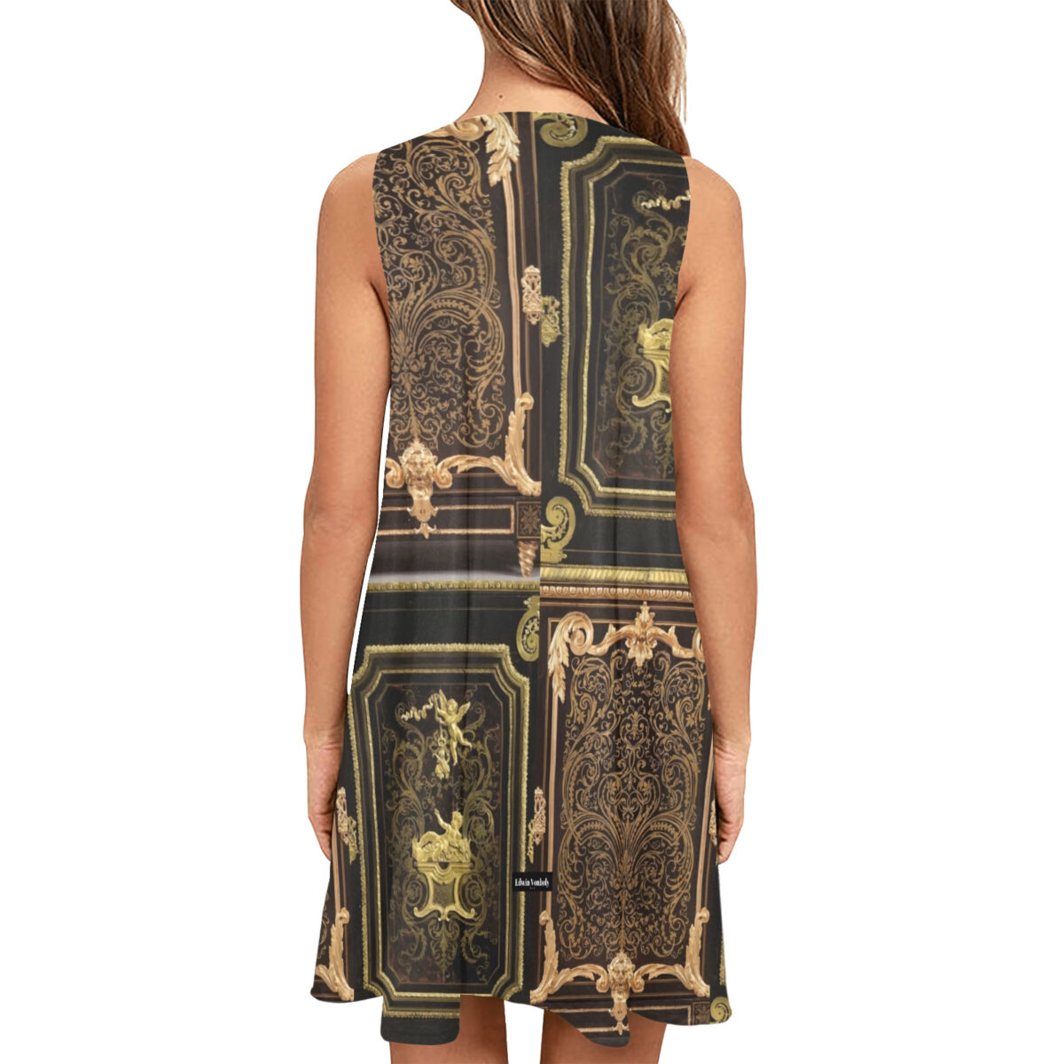 A - Line Designer Pocket Dress - Image 2