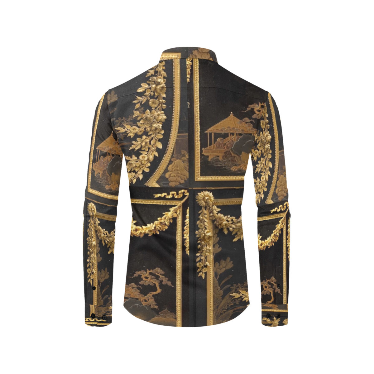 Casual Button Up Dress Shirt For Men - Image 2