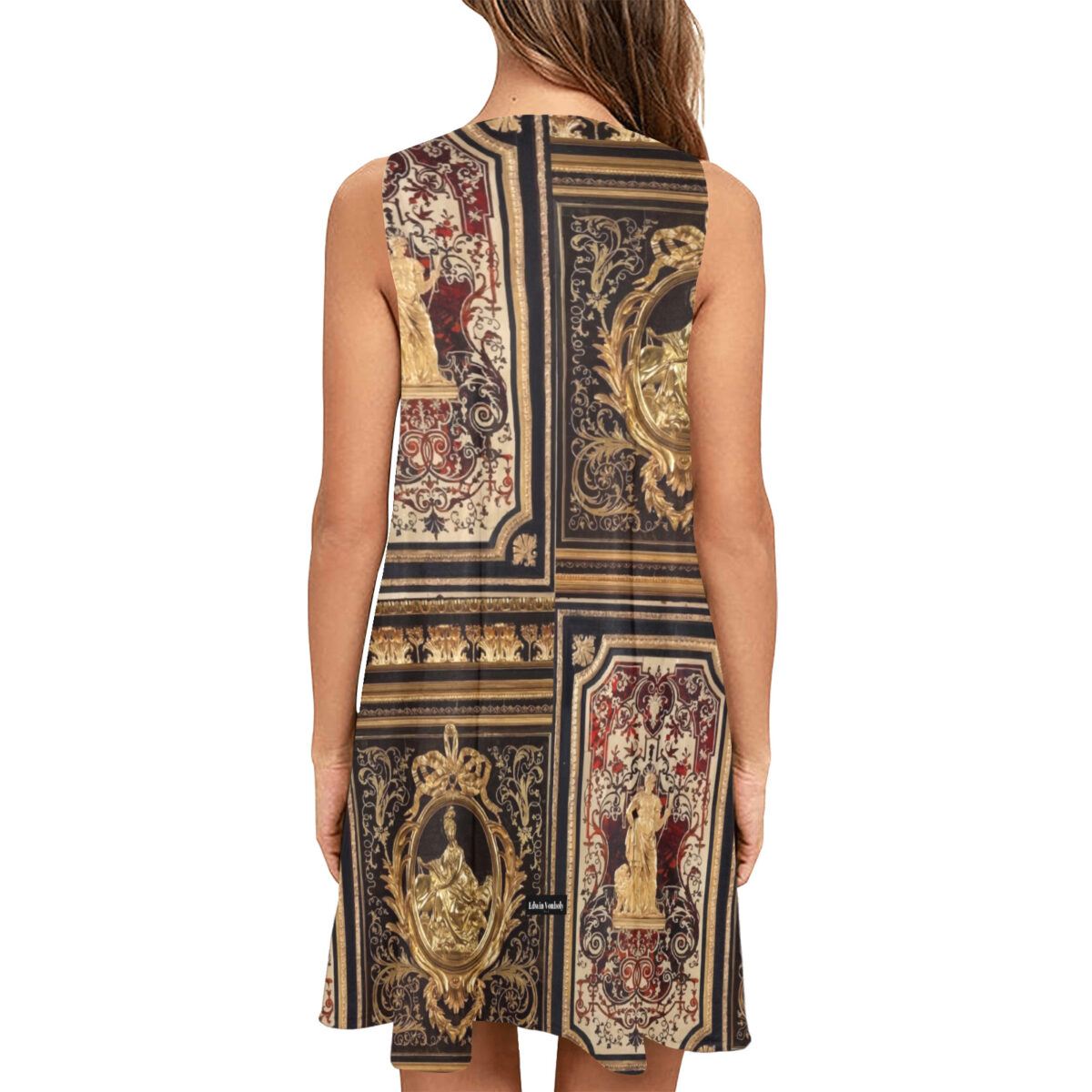 A - Line Designer Pocket Dress - Image 2