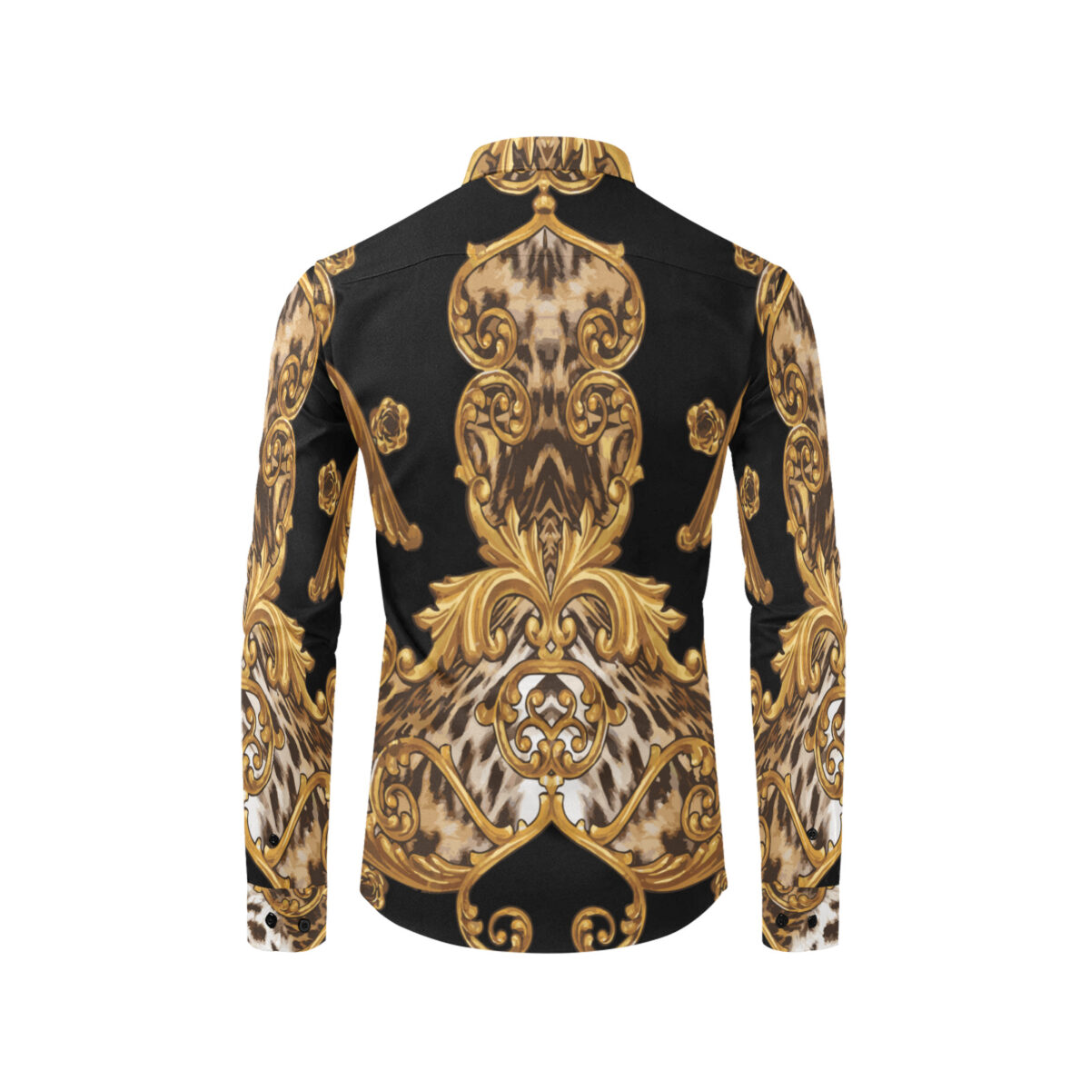 Casual Button Up Dress Shirt For Men - Image 2