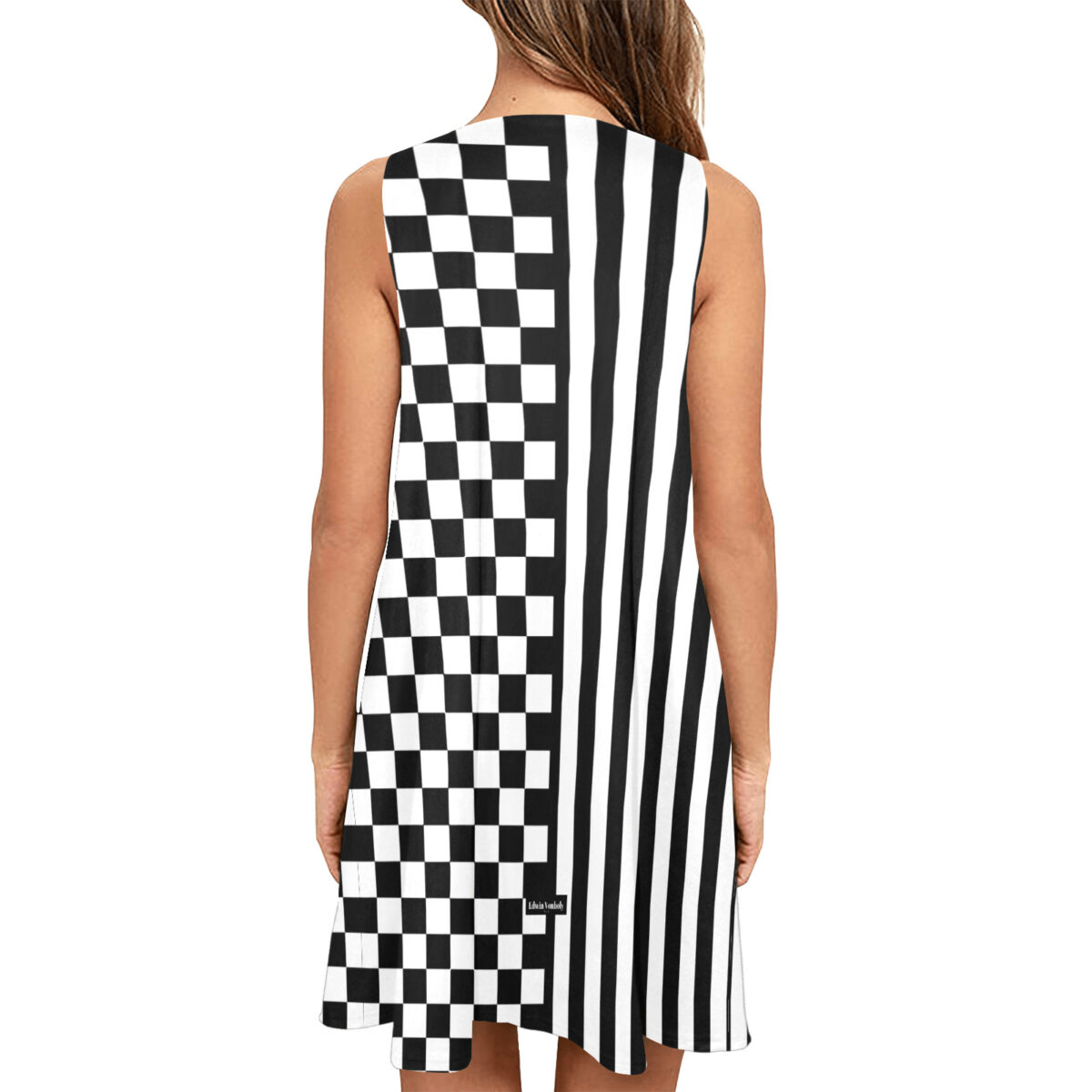 A - Line Designer Pocket Dress - Image 2