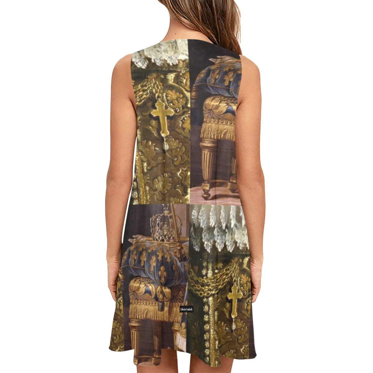 A - Line Designer Pocket Dress - Image 2