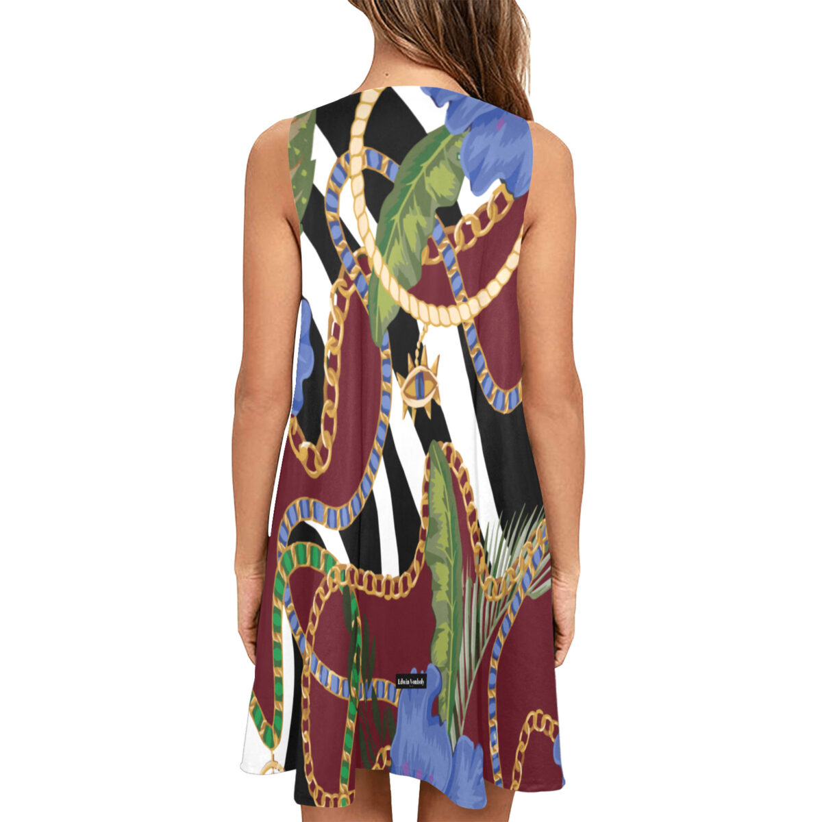 A - Line Designer Pocket Dress - Image 2