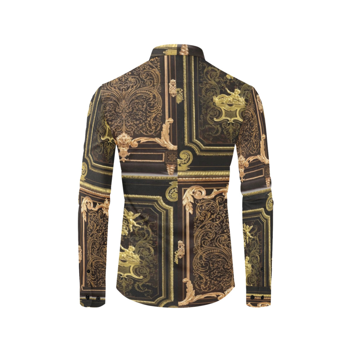 Casual Button Up Dress Shirt For Men - Image 2