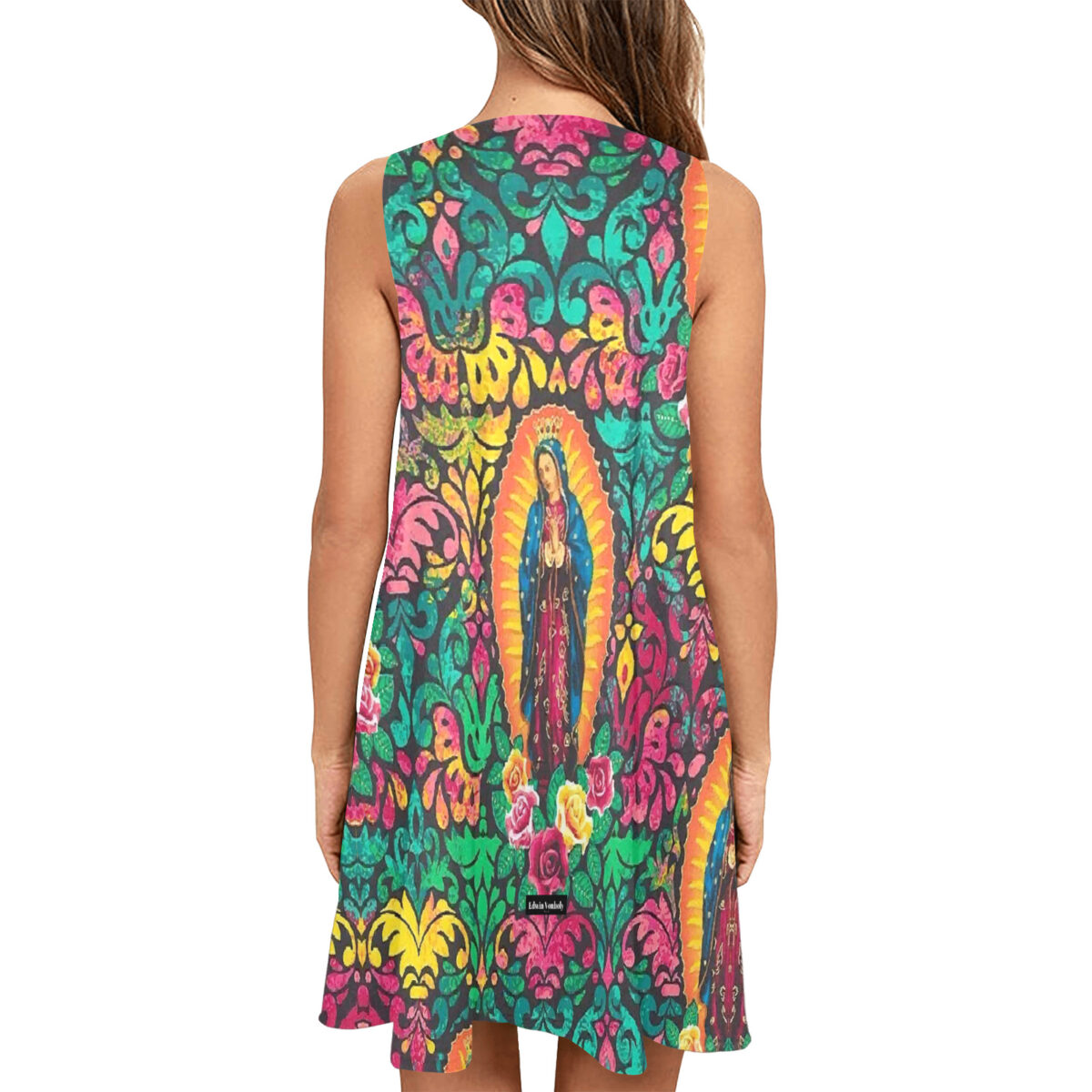 A - Line Designer Pocket Dress - Image 2