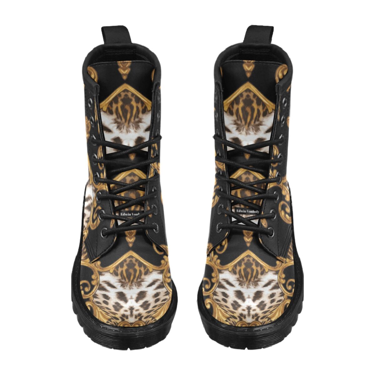 Faux Leather Women's Boots - Image 3
