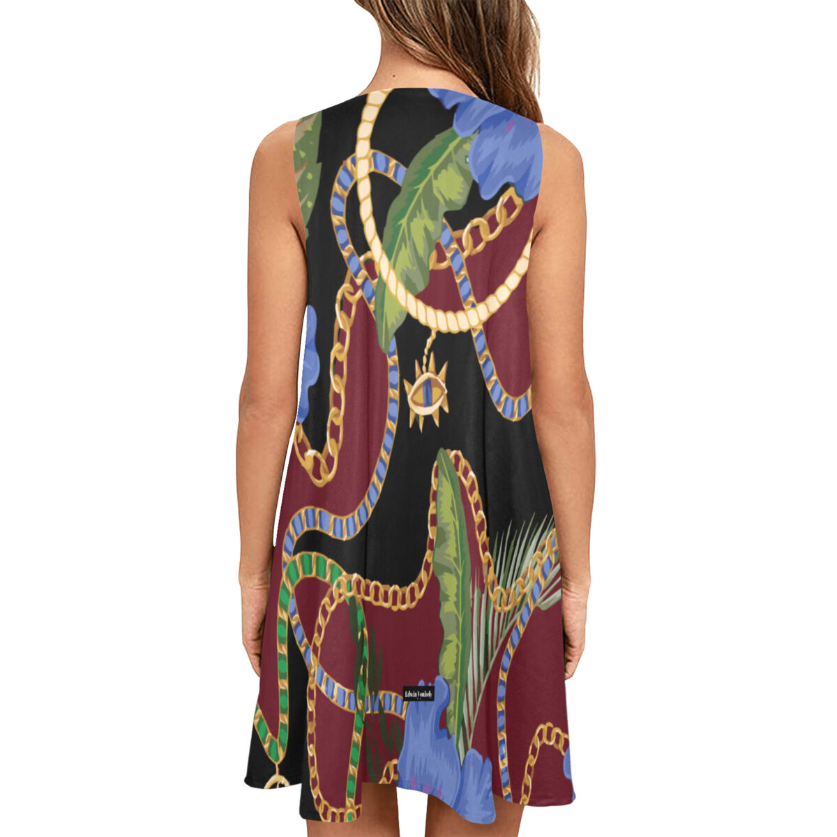 A - Line Designer Pocket Dress - Image 2