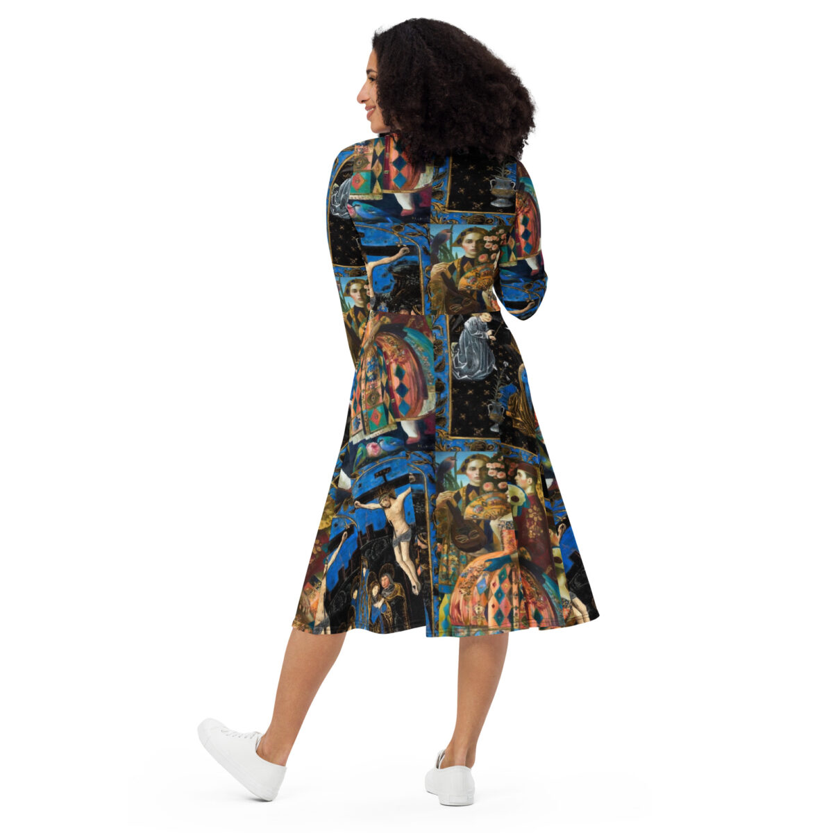 Blue Midi Dress - Image 4