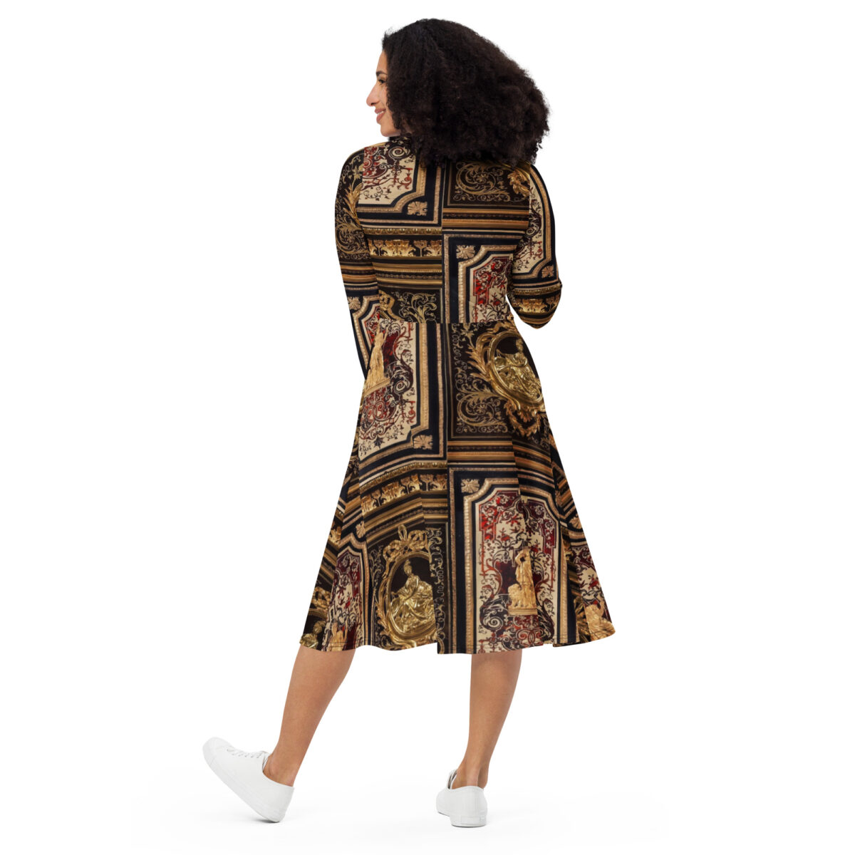 Designer Midi Dress - Image 5