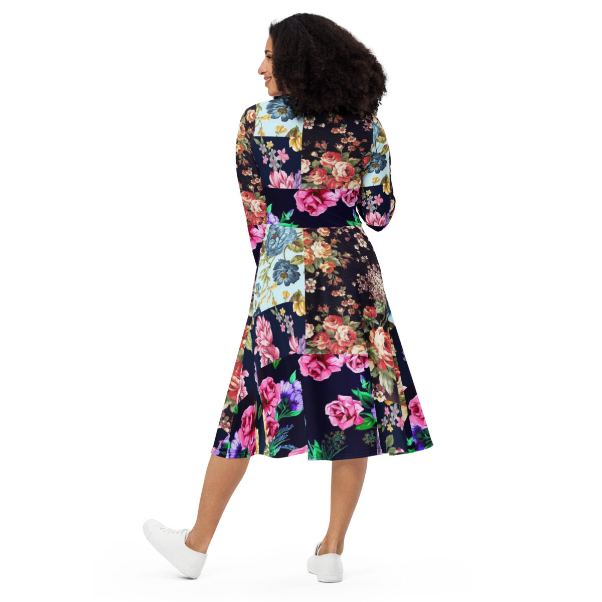 Floral Midi Dress - Image 5