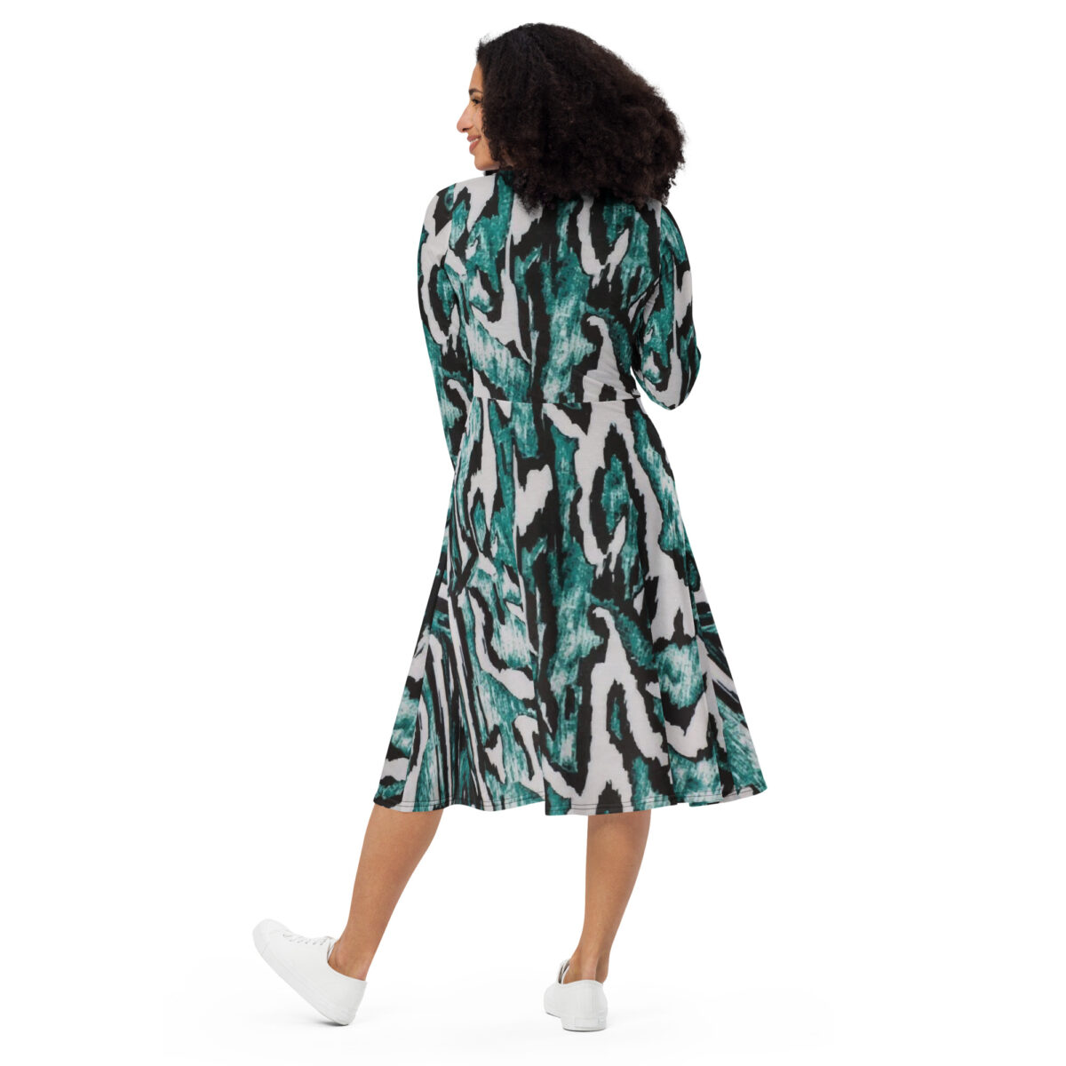 Green Midi Dress - Image 4