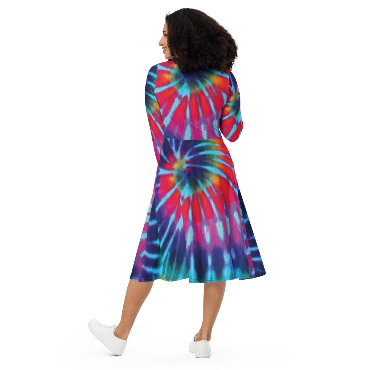 Tie Dye Midi Dress - Image 4