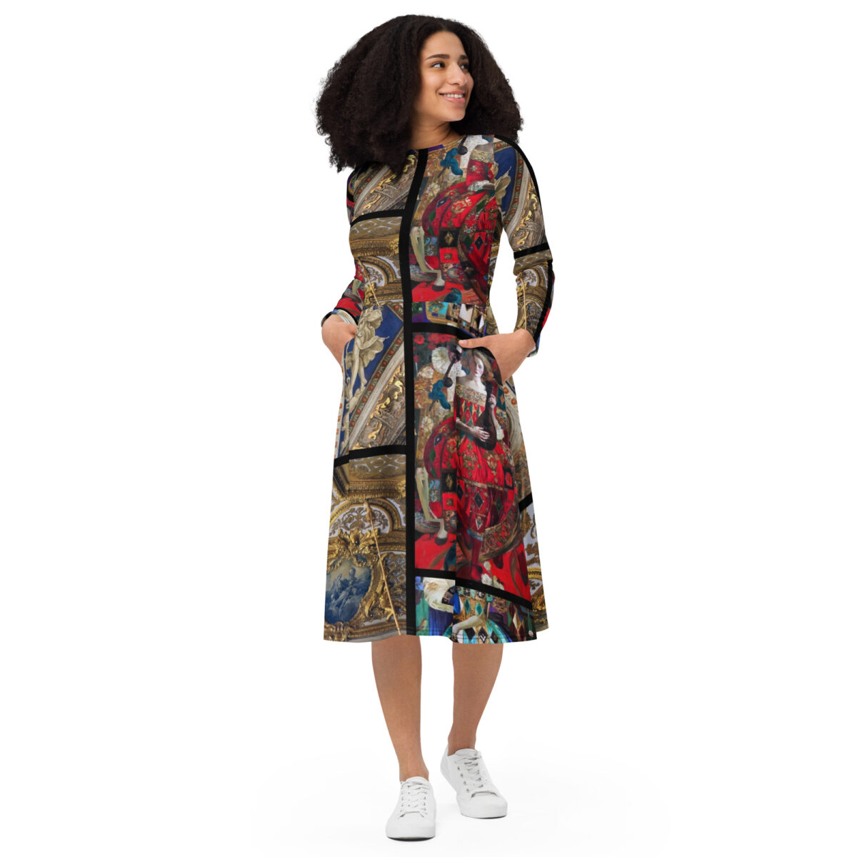 Mother of the Groom Wedding Guest Midi Dress - Image 4