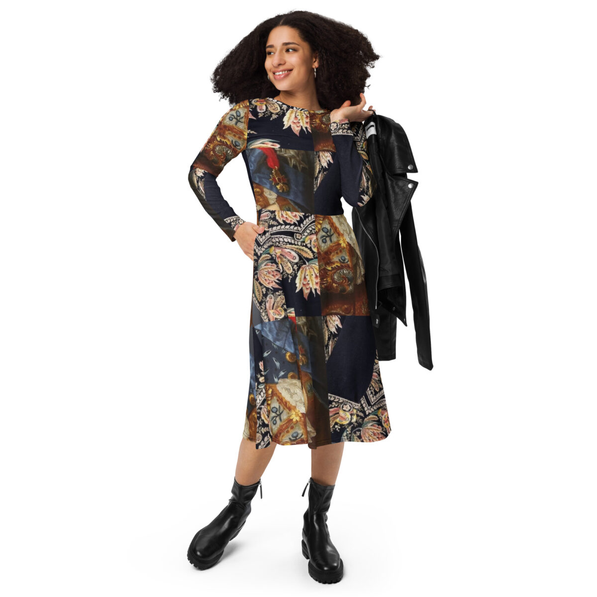 Mother of the Groom Wedding Guest Midi Dress - Image 3