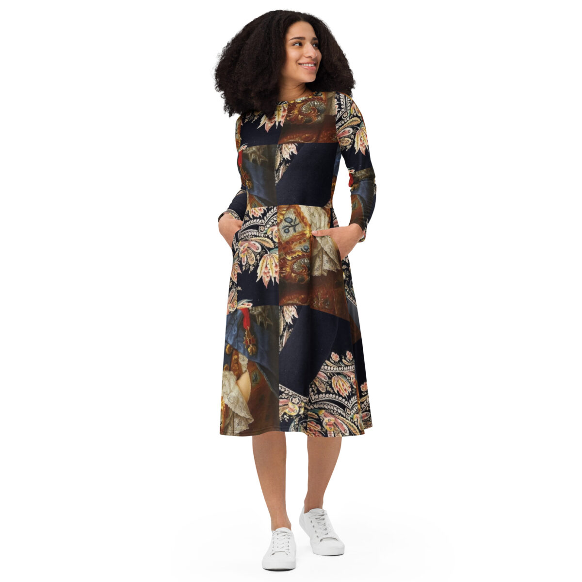 Mother of the Groom Wedding Guest Midi Dress - Image 4