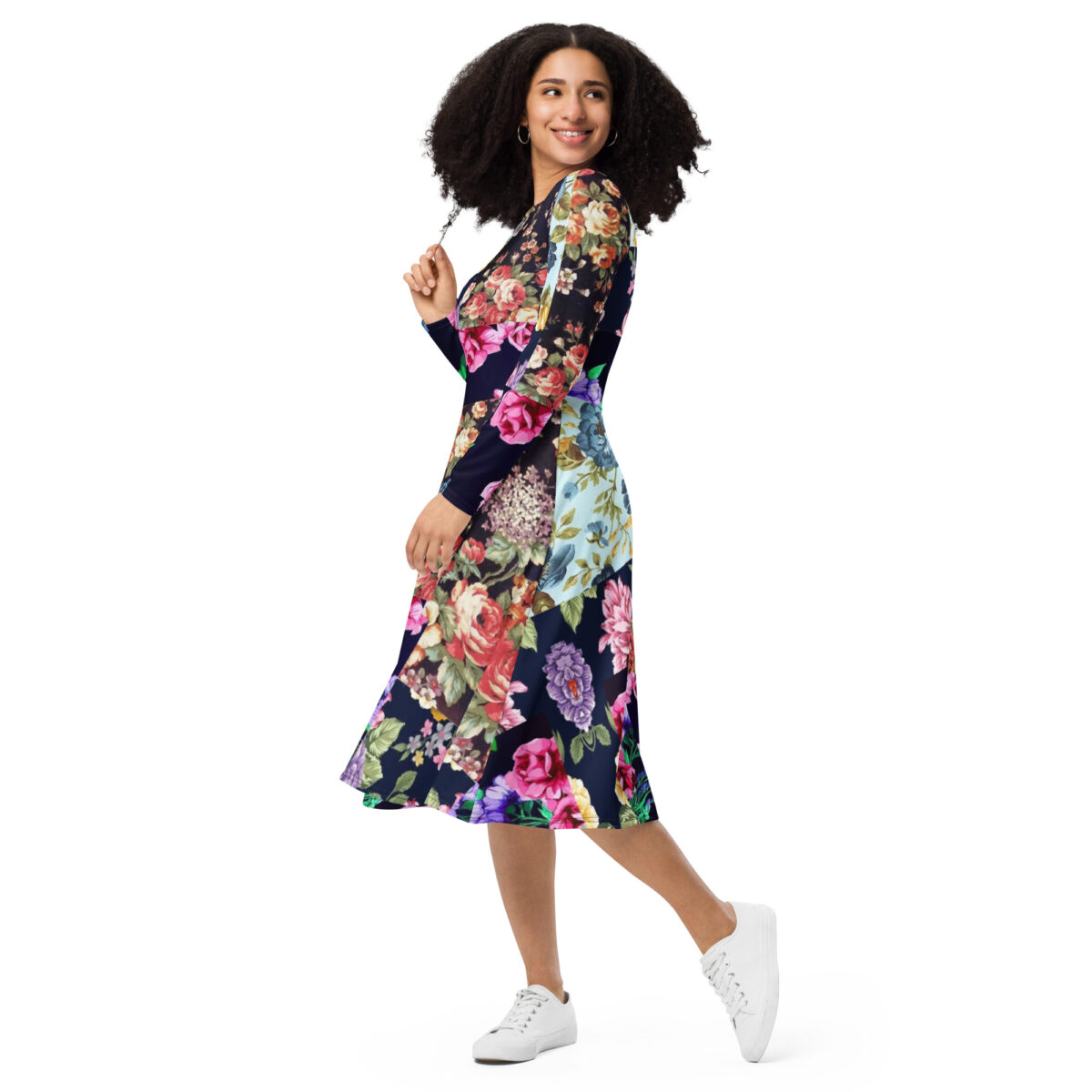Floral Midi Dress - Image 6