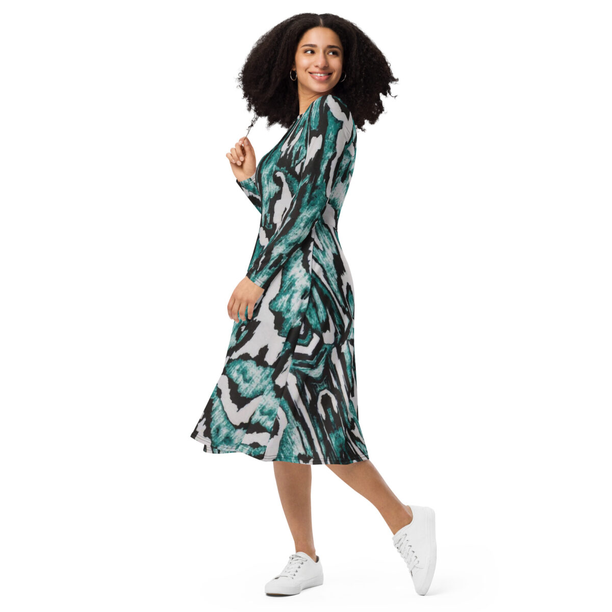 Green Midi Dress - Image 5