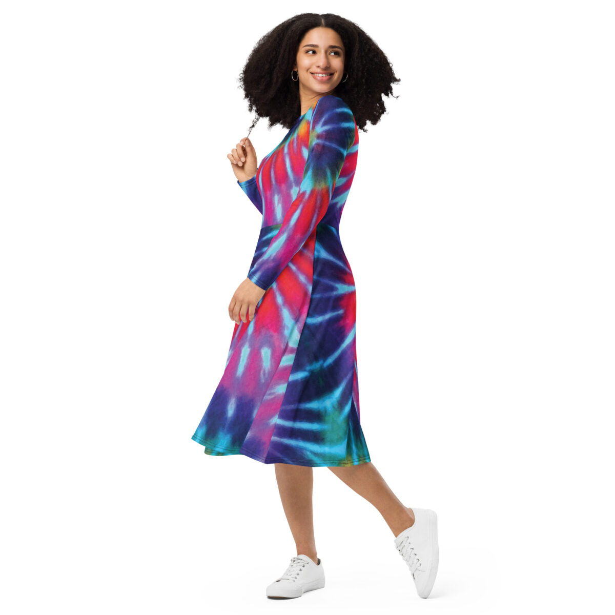 Tie Dye Midi Dress - Image 5