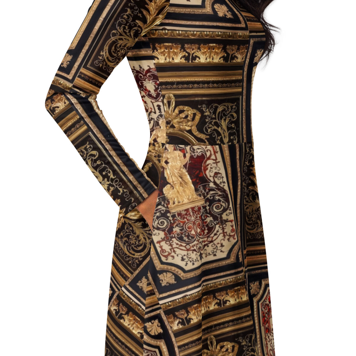 Designer Midi Dress - Image 2