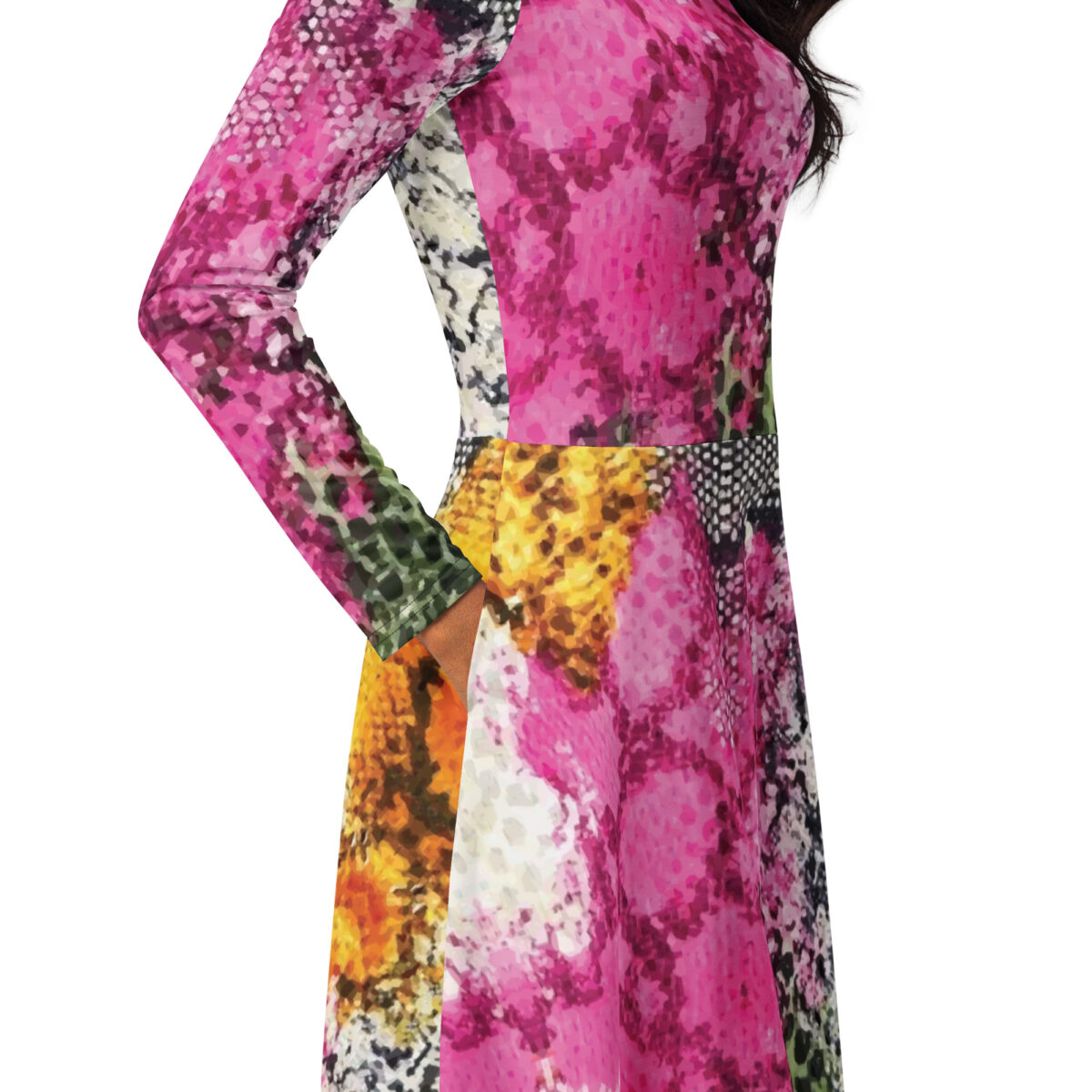Colorful Midi Dress - Image 2