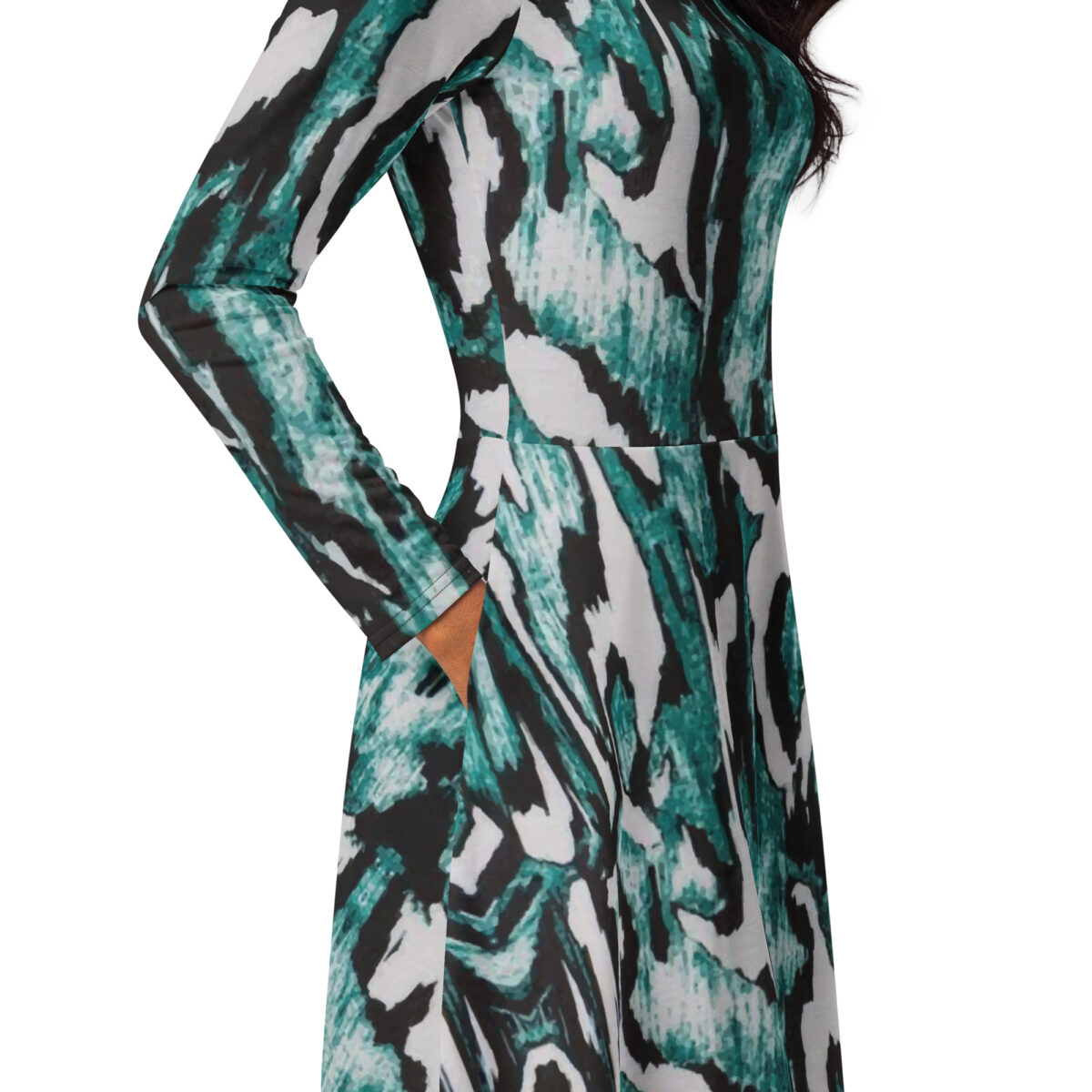 Green Midi Dress - Image 2