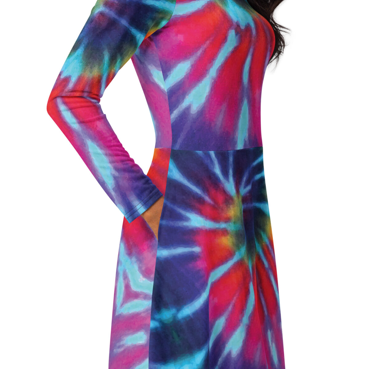 Tie Dye Midi Dress - Image 2