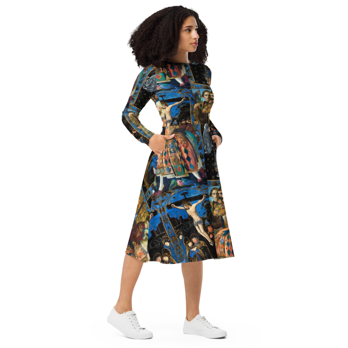 Blue Midi Dress