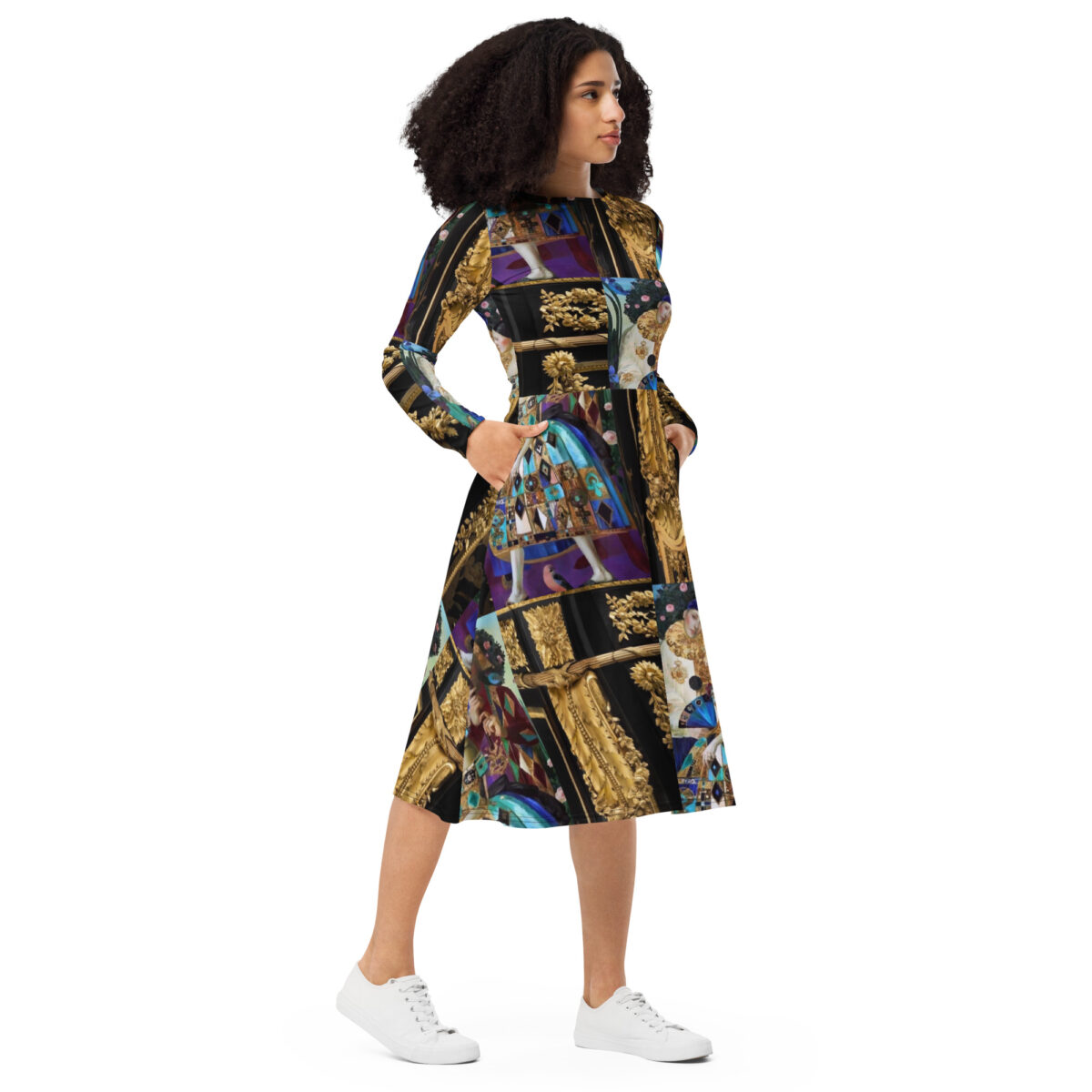 Designer Wedding Guest Midi Dress