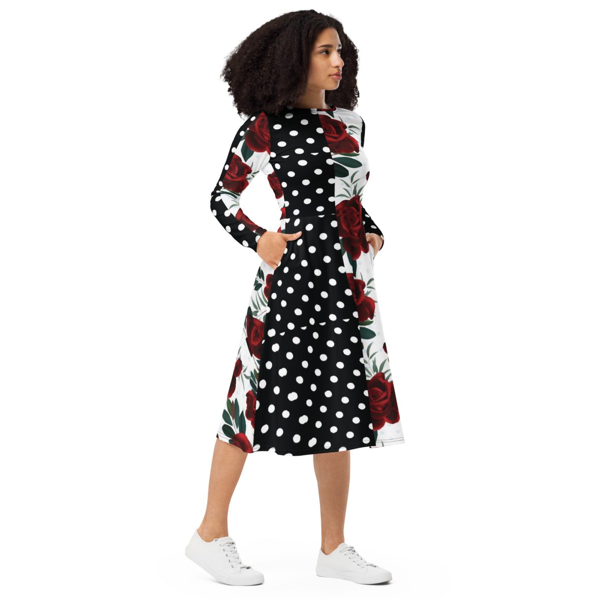 white dress with sleeves | rose dress | african dresses for women