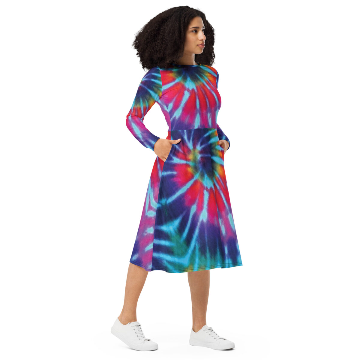 Tie Dye Midi Dress