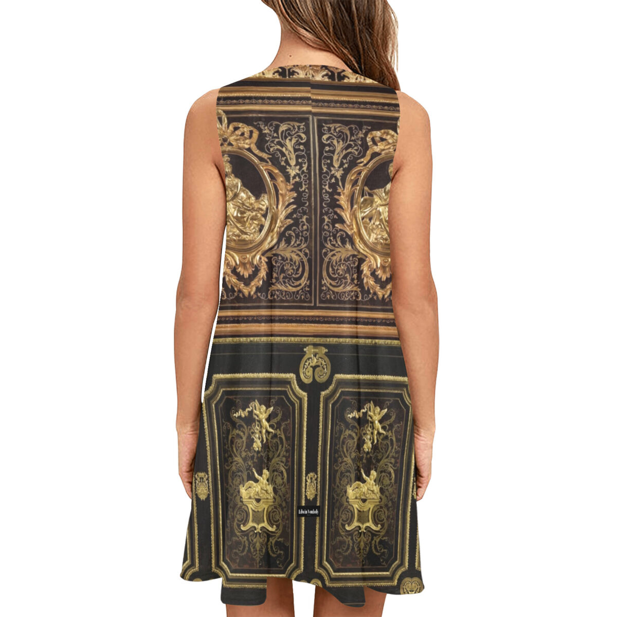 A - Line Designer Pocket Dress - Image 2