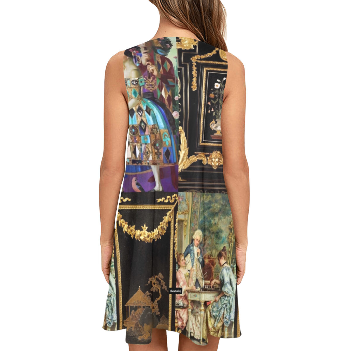 A - Line Designer Pocket Dress - Image 2