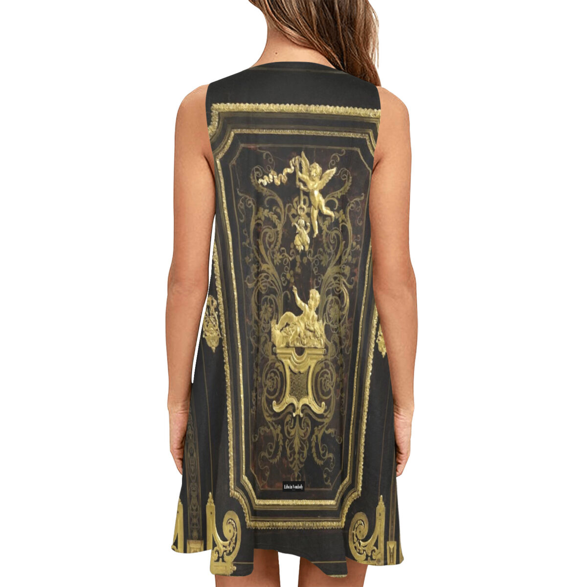 A - Line Designer Pocket Dress - Image 2