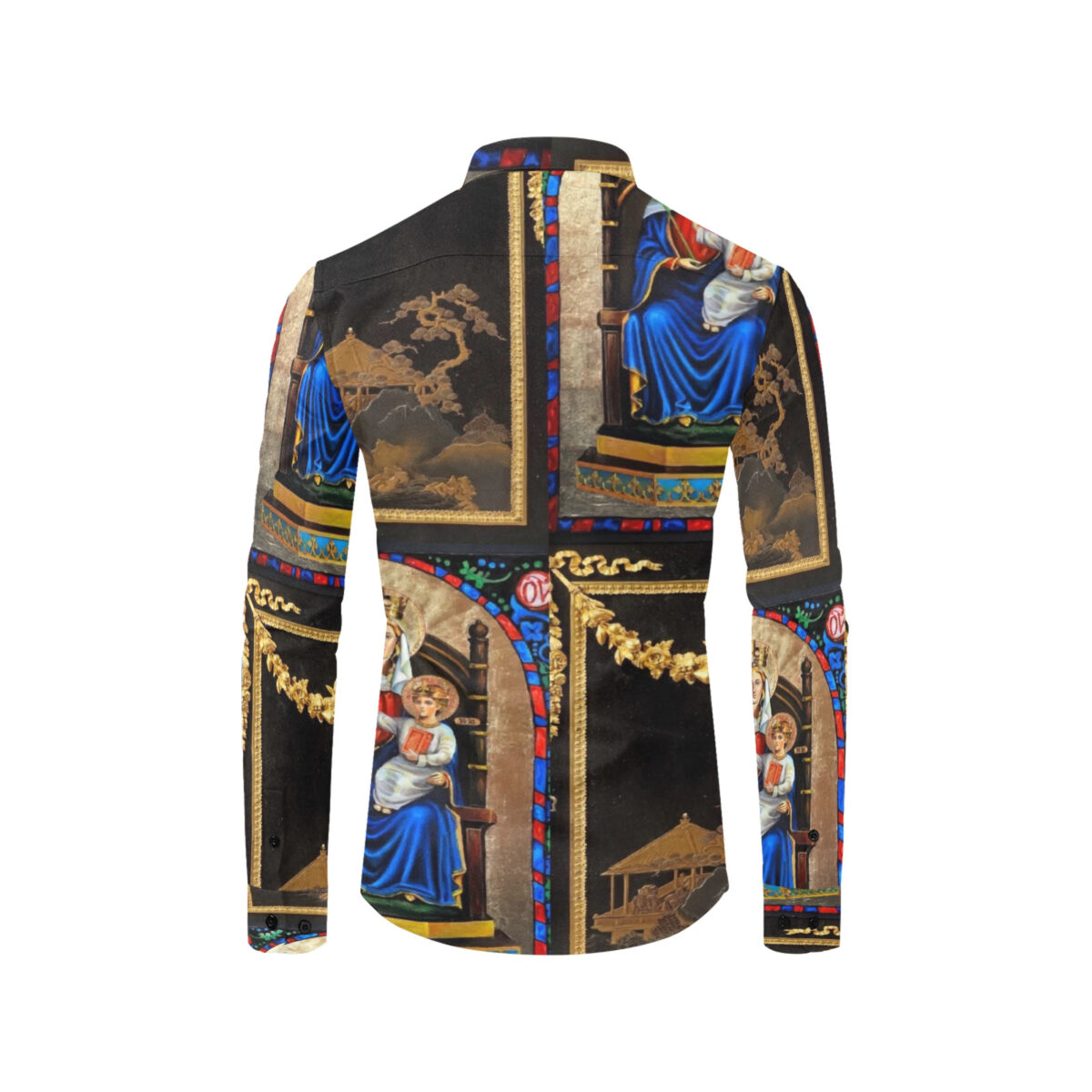 Casual Button Up Dress Shirt For Men - Image 2