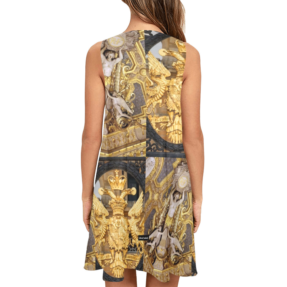 A - Line Designer Pocket Dress - Image 2